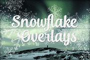 Grungy Textured Snowflake Overlays, a Texture Graphic by Clikchic Designs (Thumbnail 1 of 6)