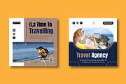 Travel Social Media Post Template, a Social Media Template by MightyDesign (Thumbnail 4 of 8)
