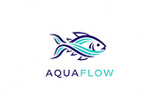 Aqua Flow Modern, a Branding & Logo Template by Logocreative (Thumbnail 1 of 2)