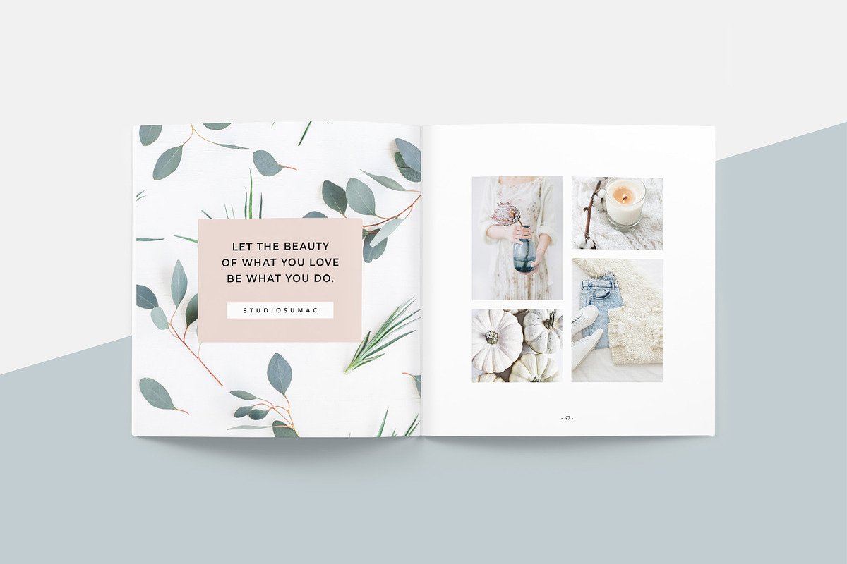 Magnolia Lookbook Template, a Brochure Template by Studio Sumac (Photo 1 of 5)