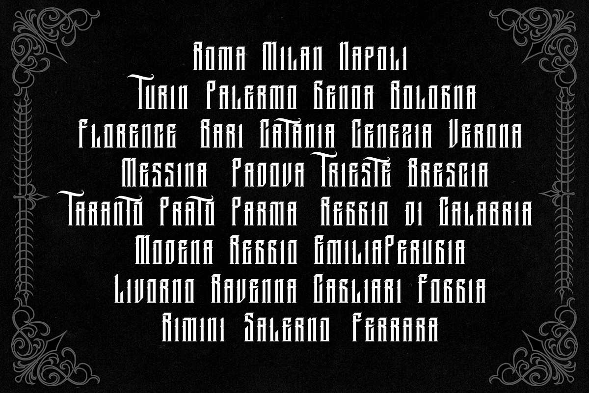 MONTORS MODERN BLACKLETTER, a Blackletter Font by dansdesign (Photo 5 of 7)