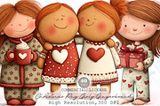 Cute Christmas Png Girly Gingerbread, an Illustration by Sublimation Artist (Thumbnail 1 of 6)