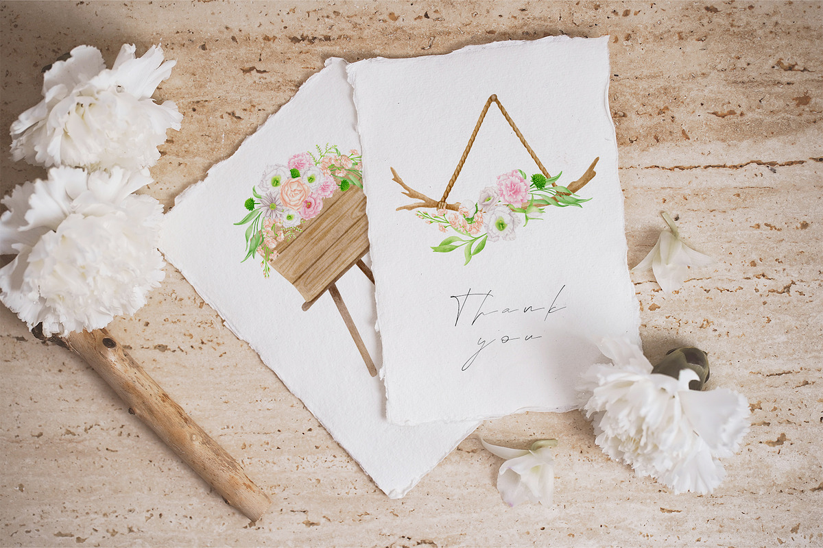 Delicate Dreams. Watercolor Wedding, a Decorative Illustration by Olya Haifisch (Photo 16 of 16)