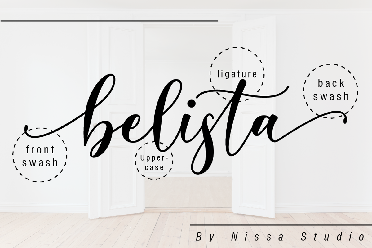 Belista Script, a Script Font by Nissa Studio (Photo 10 of 12)