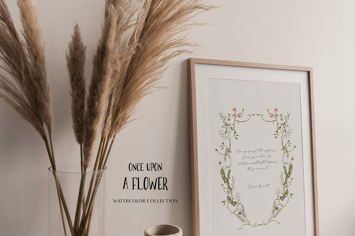 Meadow watercolor dried wildflowers, a Decorative Illustration by Grace Noboa Illustrations (Photo 2 of 13)