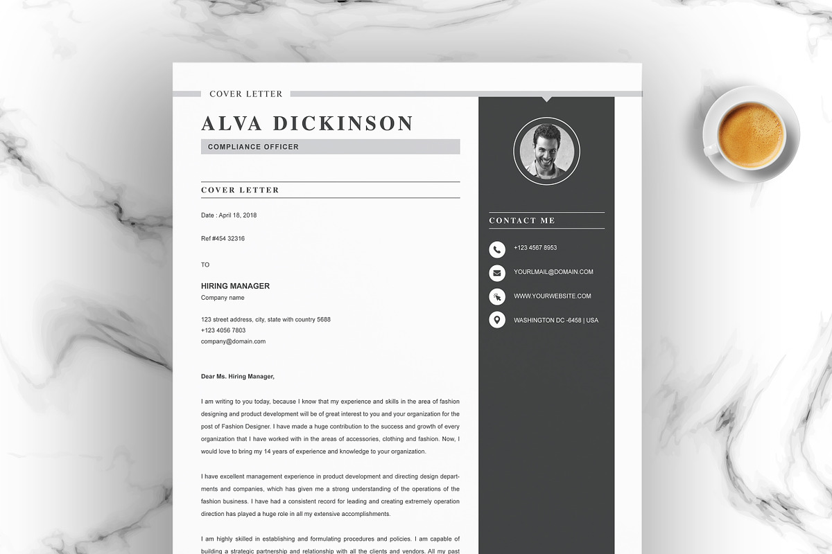 Resume Template, a Resume Template by ResumeInventor (Photo 4 of 6)