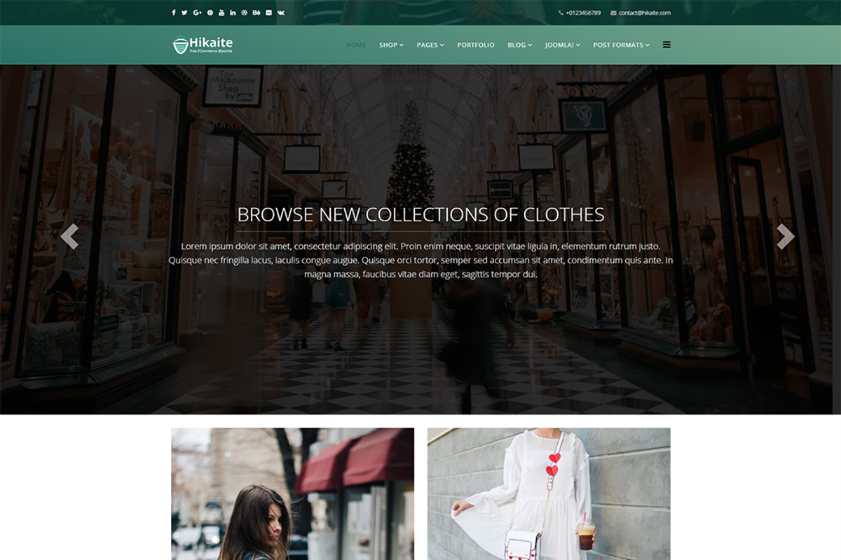 Hikaite ECommerce Joomla Template, a Websites & App Template by PCMShaper