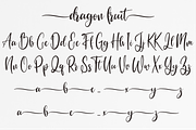 dragon fruit, a Script Font by N (Thumbnail 7 of 8)