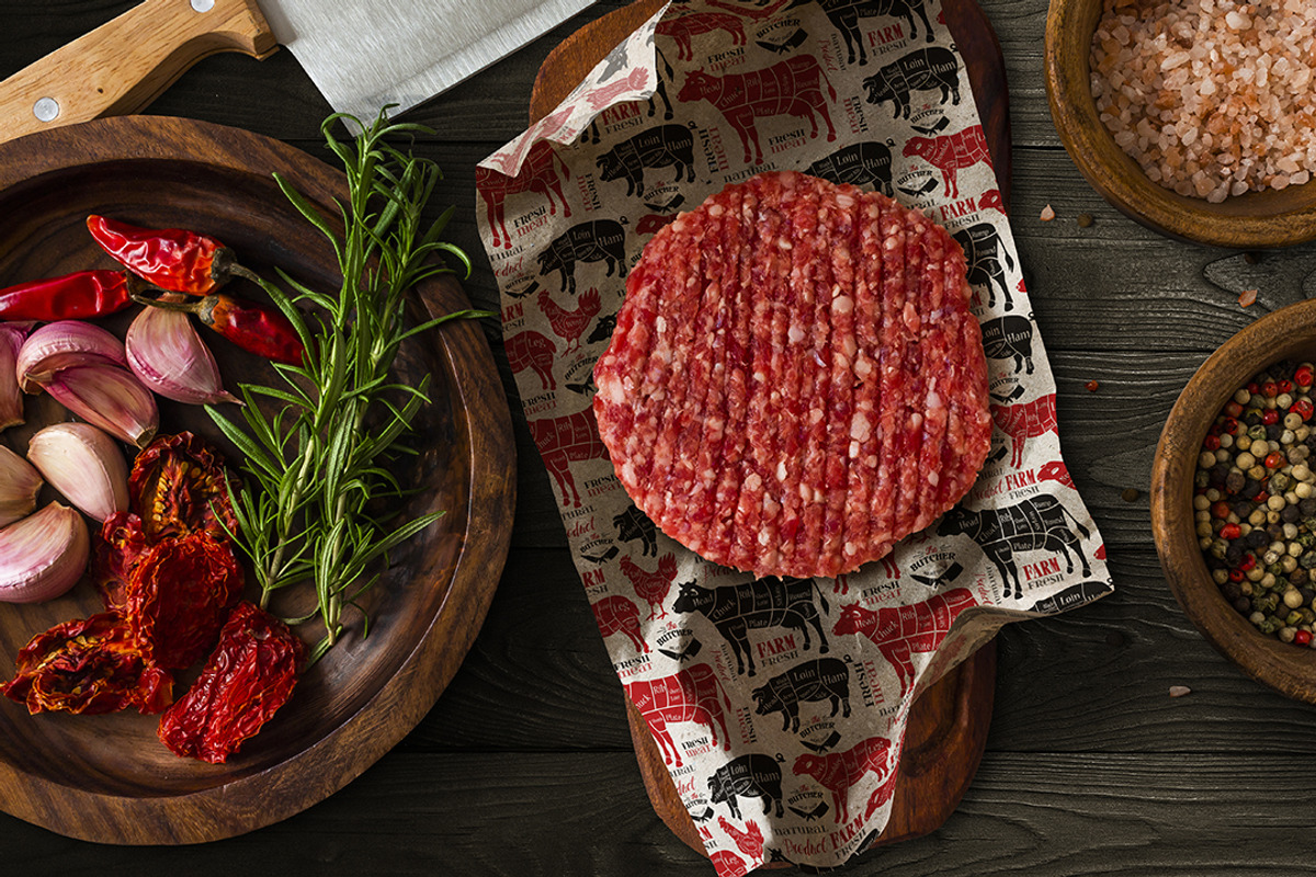 Meat Wrapping Paper Mockup, a Product Mockup by Graphicboom (Photo 4 of 6)