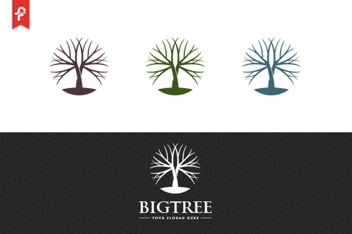 Big Tree Logo, a Branding & Logo Template by ft.studio