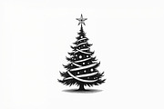 Merry Christmas Tree Clipart Collect, an Illustration by jahid234 (Thumbnail 12 of 21)