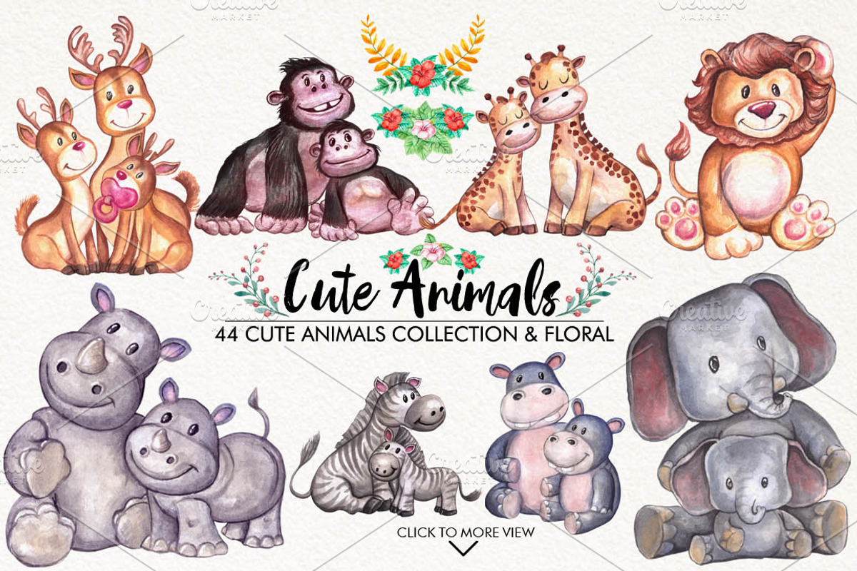 Cute Animals, an Animal Illustration by Graphobia (Photo 3 of 8)