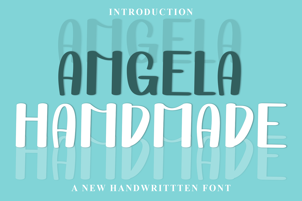 Angela Handmade, a Script Font by InermediaSTUDIO (Photo 1 of 8)
