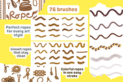 Realistic Rope Brushes, a Brush Add-On by Cozy Brushery (Thumbnail 5 of 8)