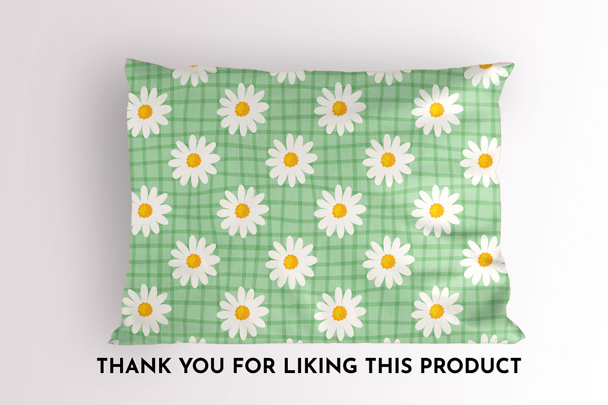 Floral Daisy Pattern. Fabric Design, a Pattern Graphic by AvaAva (Photo 3 of 3)