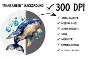 Watercolor Sea Animals Clipart, an Illustration by Craft Nest (Thumbnail 2 of 12)