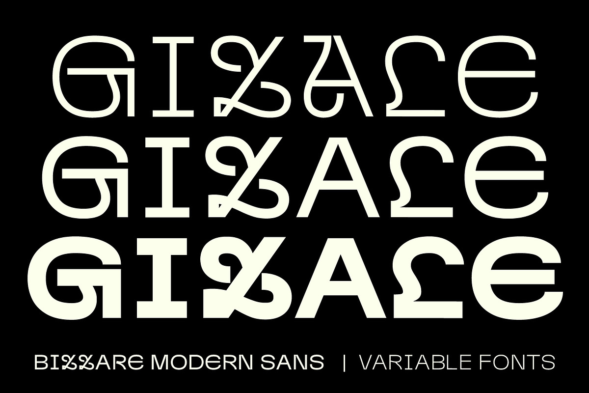 Gizale, a Sans Serif Font by Adam Fathony (Photo 1 of 16)