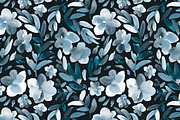 Grey, teal, blue and black, a Pattern Graphic by Anya-D (Thumbnail 1 of 6)