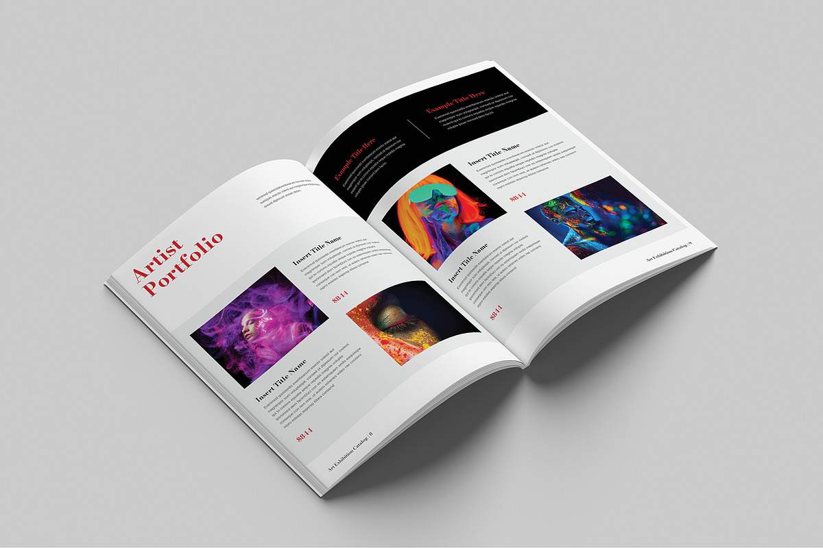 Art Exhibition Catalog Template, a Magazine Template by Cleffon_Graphic_Studio (Photo 5 of 9)