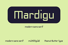 Mardigu - Modern Sans serif