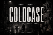 Coldcase - Modern Display Font, a Sans Serif Font by overlaytemplates (Thumbnail 1 of 5)