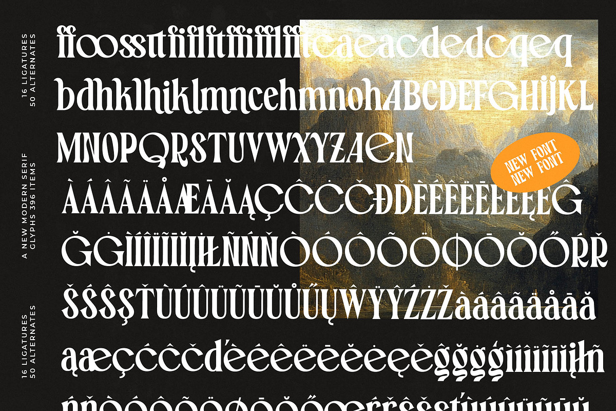 Gihoon Musical Modern Serif Font, a Serif Font by timelesstype.co (Photo 19 of 20)