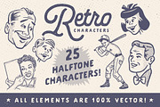 Retro Style Ad Characters, a Work Illustration by Chad Alan Steinborn (Thumbnail 2 of 3)
