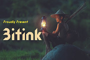 Bitink, a Font by da_only_aan (Thumbnail 1 of 3)