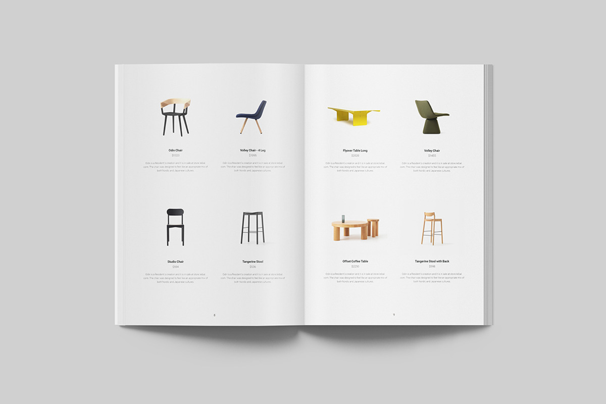 Nordic - Portrait Catalog Template, a Brochure Template by Jorge Lima (Photo 5 of 18)