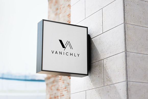 Minimalist VA Logo - VANICHLY preview 7