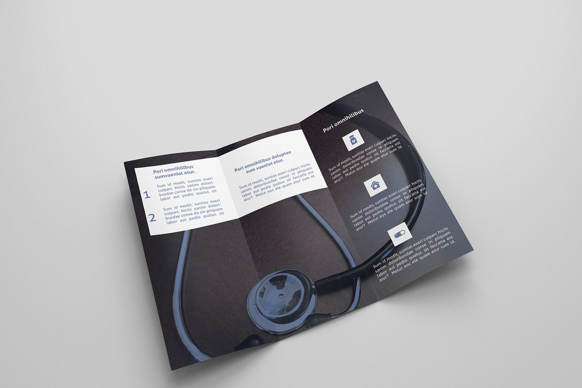 Medicine Tri-fold Brochures, a Brochure Template by Creatricks (Photo 2 of 2)