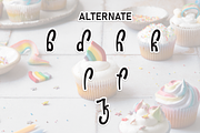 Rainbow Cake | Script Font, a Script Font by Scratchones (Thumbnail 8 of 9)