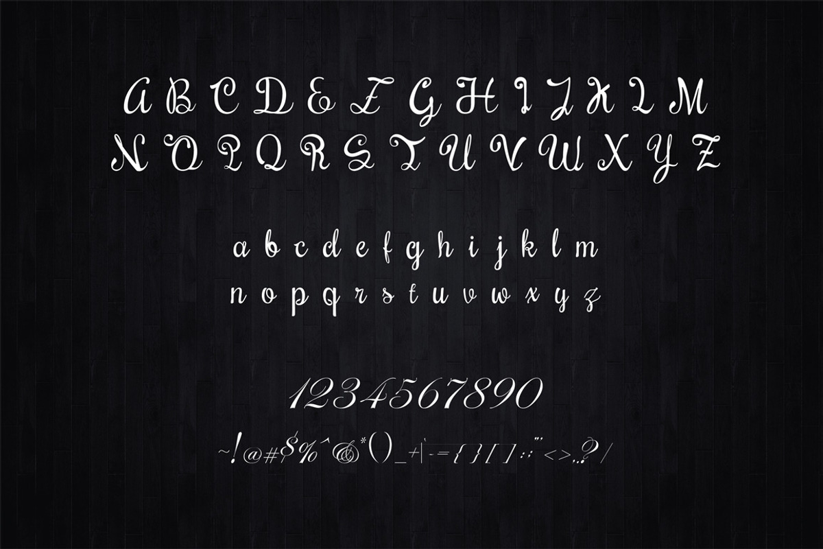 Swangga Hand Script Fonts preview 2