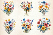 Colorful Meadow Flower Clipart Png, an Illustration by Dream Creation (Thumbnail 6 of 6)