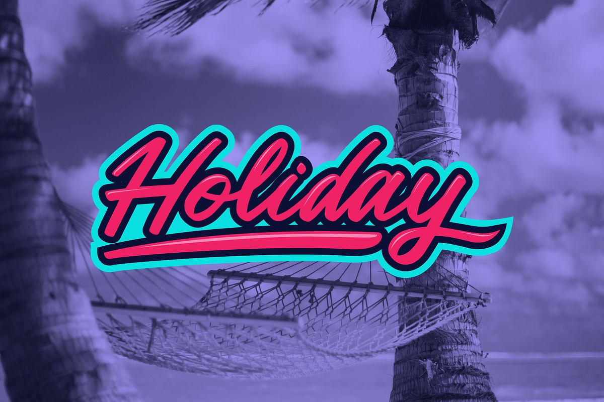 Hatchy - Script font preview 2