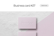 Business Card Mockup Template Bundle, a Business Card Template by PrintPixel (Thumbnail 78 of 104)