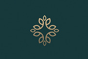 Flower Modern Geometric Logo, a Branding & Logo Template by Nues Design (Thumbnail 3 of 4)