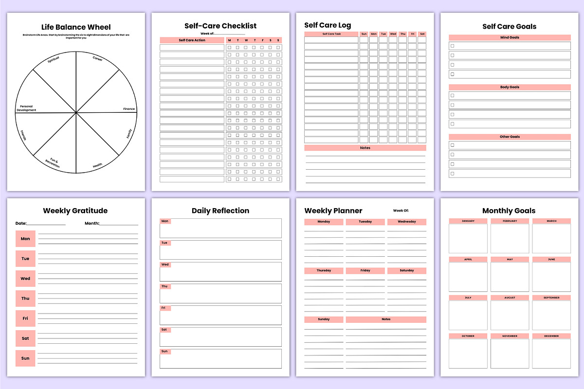 2026 Vision Board Planner Canva Kdp, a Stationery Template by Mustafiz (Photo 5 of 6)