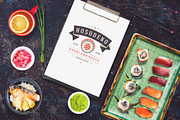 18 Sushi Bar Logos and Badges, a Branding & Logo Template by Vasya Kobelev (Thumbnail 5 of 13)
