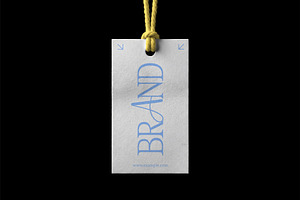 Hanging Tag Mockup Template, an Advertising Mockup by graphypix