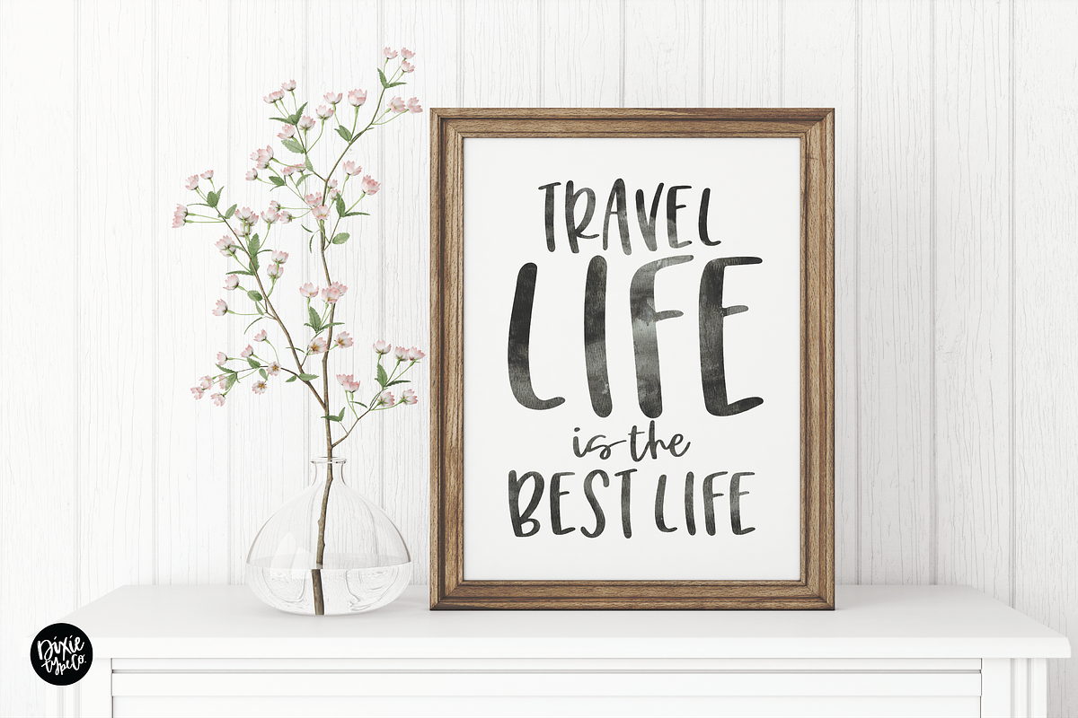JAKARTA GETAWAY Hand Lettered Font preview 2