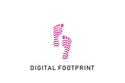 Digital Footprint Logo, a Branding & Logo Template by Piro Concept (Thumbnail 2 of 3)