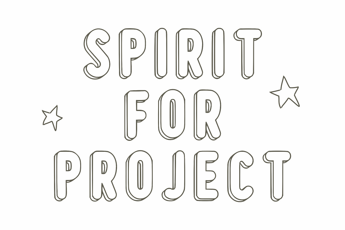 Outline Artwork, a Font by Limited.studio (Photo 2 of 6)