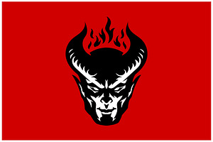 Satan El Diablo Devil Logo