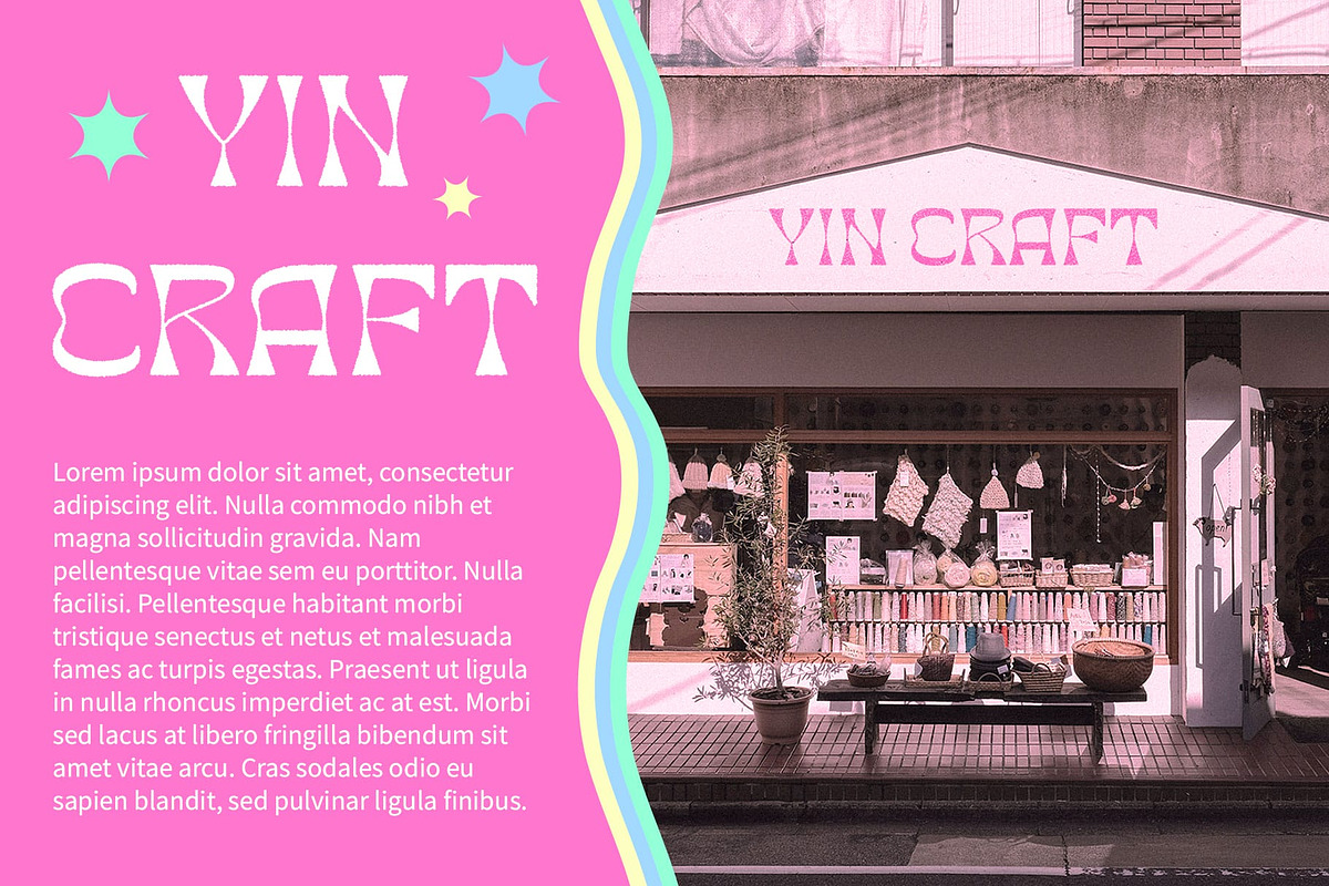 Caplosy Rough, a Sans Serif Font by Craft Supply Co. (Photo 7 of 8)