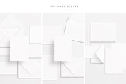 Cards & Envelopes Mockups Scene, a Print Template by Custom Scene (Thumbnail 18 of 19)
