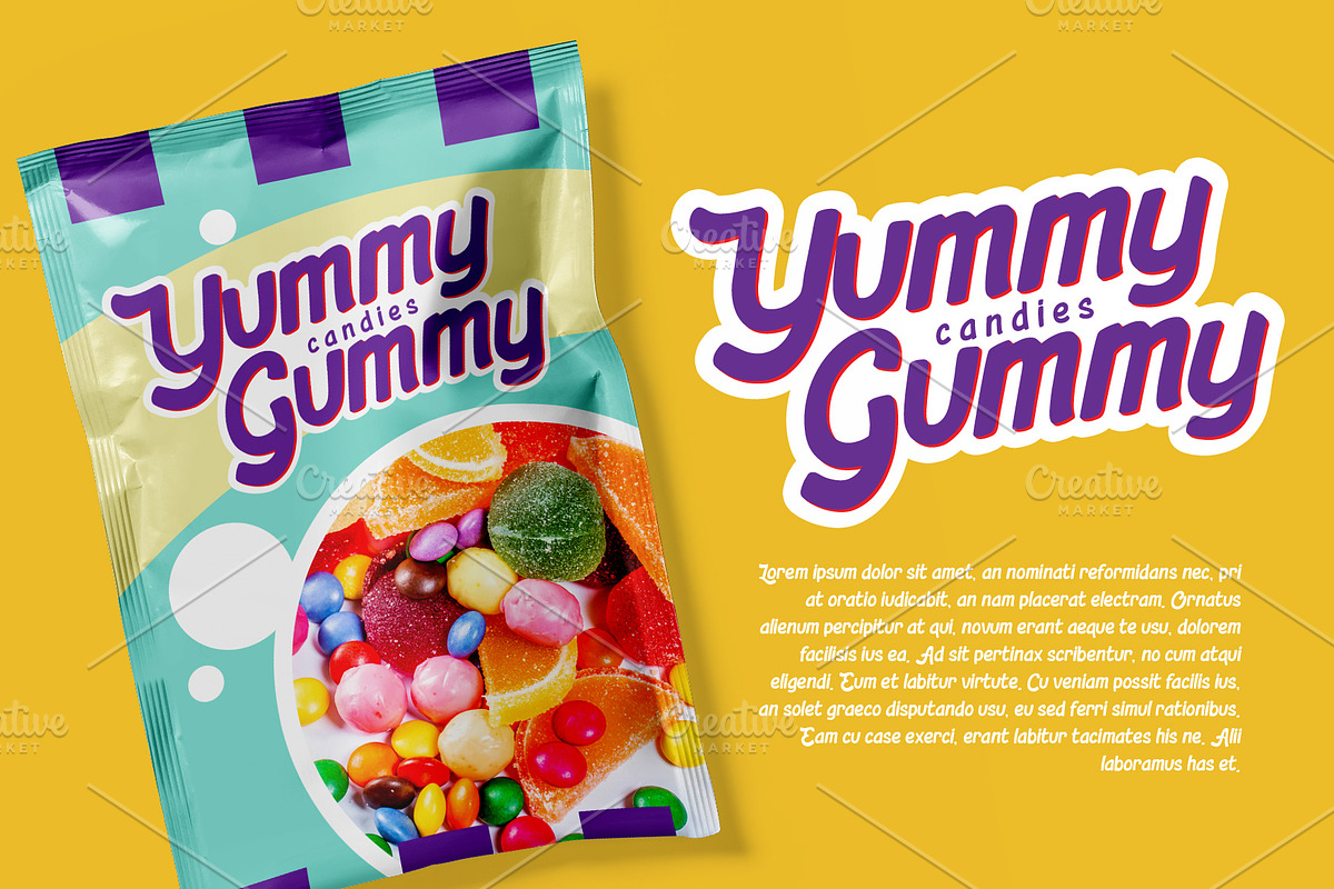 Lolly Popz Typeface, a Font by R4DS (Photo 4 of 6)