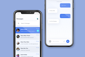 Chat Messaging App Screen