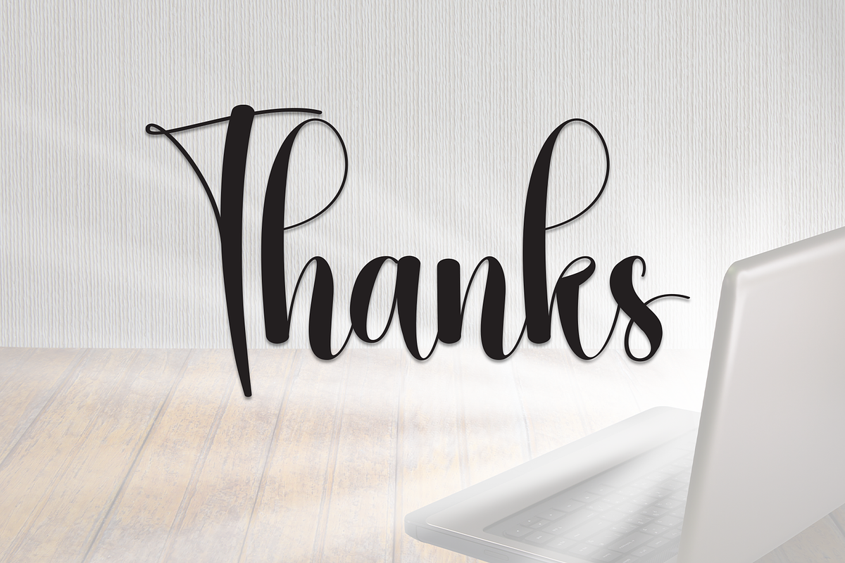Radiate | Script Font, a Handwritten Font by Scratchones (Photo 9 of 9)