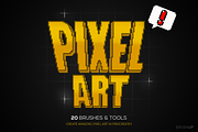 Pixel Art Brushes for Procreate, a Brush Add-On by BrushUp (Thumbnail 1 of 8)
